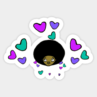 Afro Love (Black Lives Magical Edition) Sticker